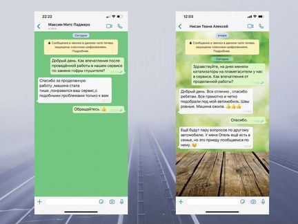 Гофра глушителя на Skoda