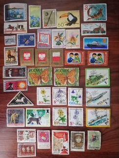 Почтовые марки Польши и СССР