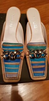 Туфли новые Rossini замшевые бежевые р.38