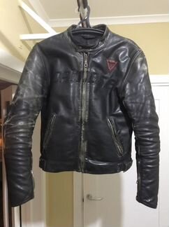 Мото куртка кожаная