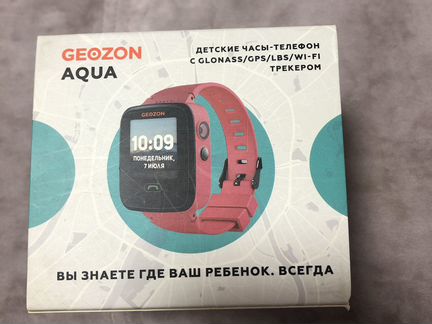 Детские часы с gps geozon aqua