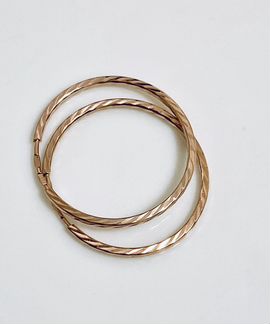 Золотые серьги