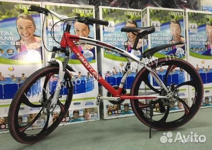 Велосипед на литых дисках