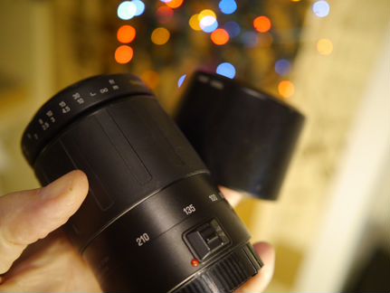 Canon EF 80-210mm полнокадровый tamron