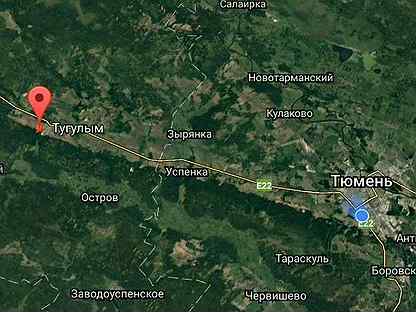 Гугл карта тугулым