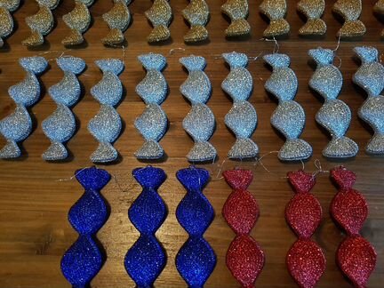 Ёлочные игрушки.Пакет