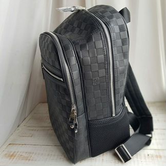 Новый мужской кожаный рюкзак бренд Louis Vuitton