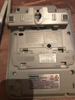 Телефон Panasonic KX-TG2258S серебристый