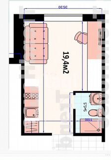 Квартира-студия, 19 м², 1/16 эт.