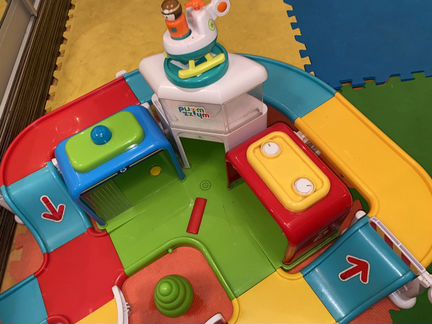 Трек(дорога) с пожарным и полицейским участком