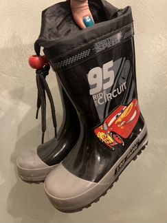 Сапожки резиновые детские, Cars Disney, на мальчик