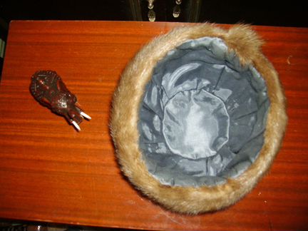 Шапка норковая, новая