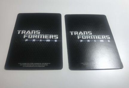 Карточки Трансформеры Прайм (Transformers Prime)