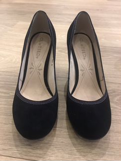 Туфли замшевые женские