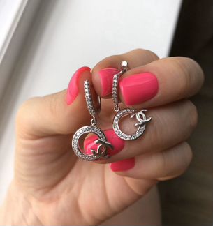 Серебряные серьги 925 пробы