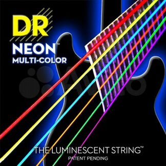 Струны для электрогитары цветные DR nmce-9-46 Neon