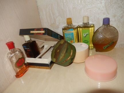 Крем, одеколон, духи, пудра, СССР