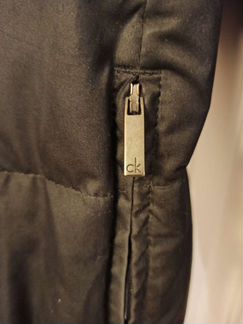 Пуховик женский ck черный 44-46