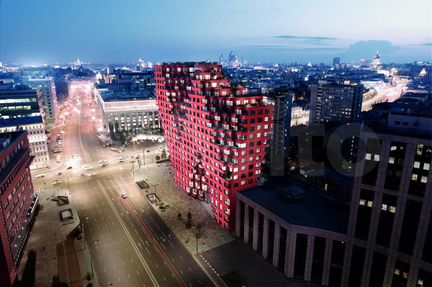 Апартаменты-студия, 44.7 м², 6/19 эт.