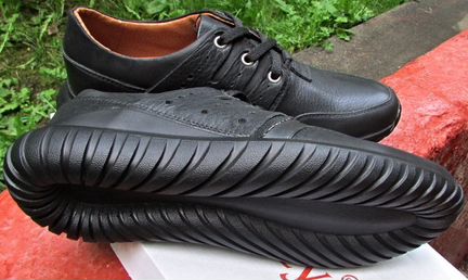 Кроссовки полуботинки Bаinal,40,43 натур/кожа