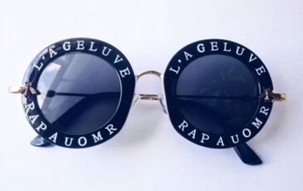 Очки с надписями