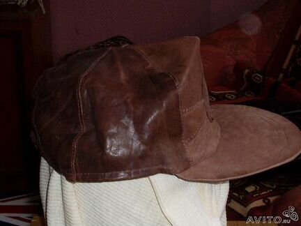 Бейсболка кожаная (р.60)