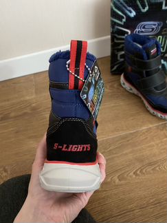 Сапоги светящиеся Skechers
