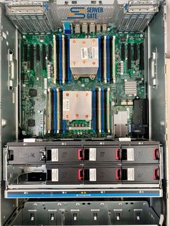 Сервер HP ML350 Gen9 8SFF 2x E5-2640v3 384 GB