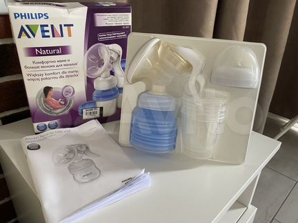 Молокоотсос ручной Philips Avent с контейнерами SC