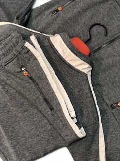 Hermes спортивный костюм серый