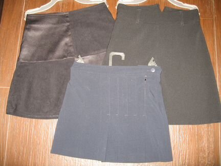 Юбки - пакетом+ пиджак на рост 128-134