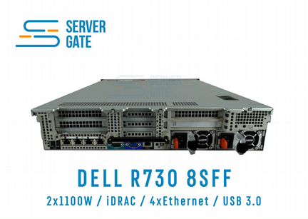 Сервер dell R730 8SFF 2 x E5-2667V3 256 GB