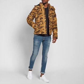 THE north face BOX canyon jacket dijon brown camo