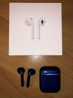 Беспроводные наушники apple airpods кастомные