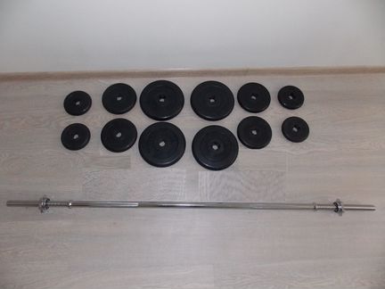 Штанга прямая 150см кг общий вес 43кг
