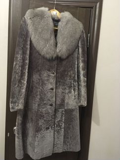 Пальто из мутона