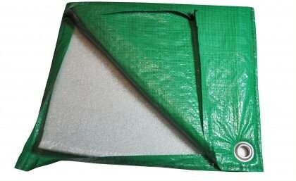 Тент тарпаулин 120 гр/м2 утепленный 8х10м