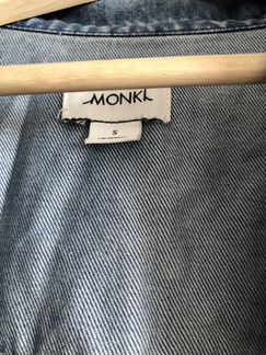 Джинсовое платье рубашка Monki