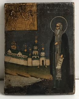 Икона Макарий Калязинский 19 век