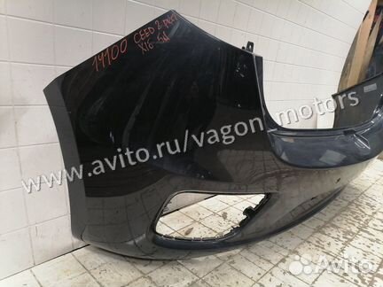 Бампер задний Kia Ceed 2 Рестайлинг хэтчбек