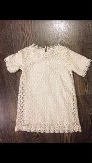 Zara кружевное платье 3-4 года