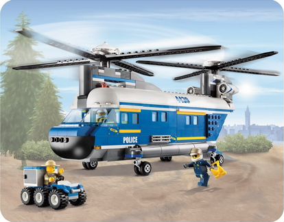 Lego City Грузовой вертолет 4439