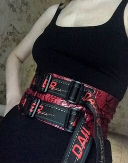 Ремень пояс регулируемый широкий