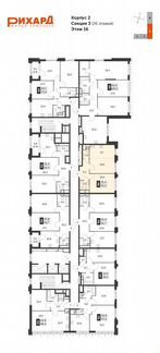 2-к квартира, 52.5 м², 16/26 эт.