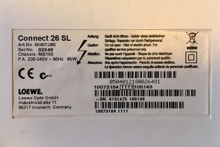 Телевизор Loewe Connect 26 SL