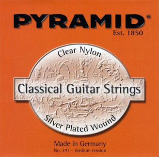 Струны нейлон Pyramid Silver Plated Medium Tenson