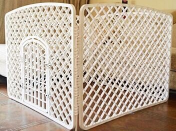 Вольер для собак пластиковый (белый)