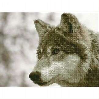Кристальная мозайка Волк