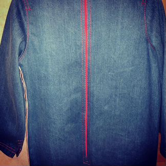 Новое джинсовое платье для девочки Armani