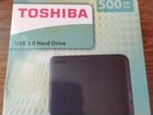 Внешний жесткий диск 500Gb Toshiba новый Usb 3.0